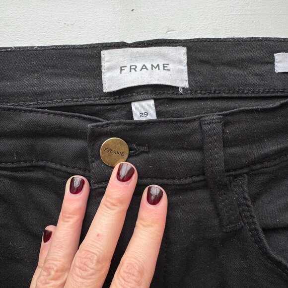 Le High Flare Frame Jeans Size 29 / 28 - Picture 2 of 10